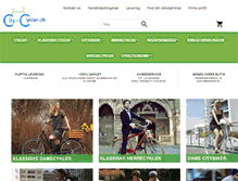 Tablet Screenshot of city-cykler.dk